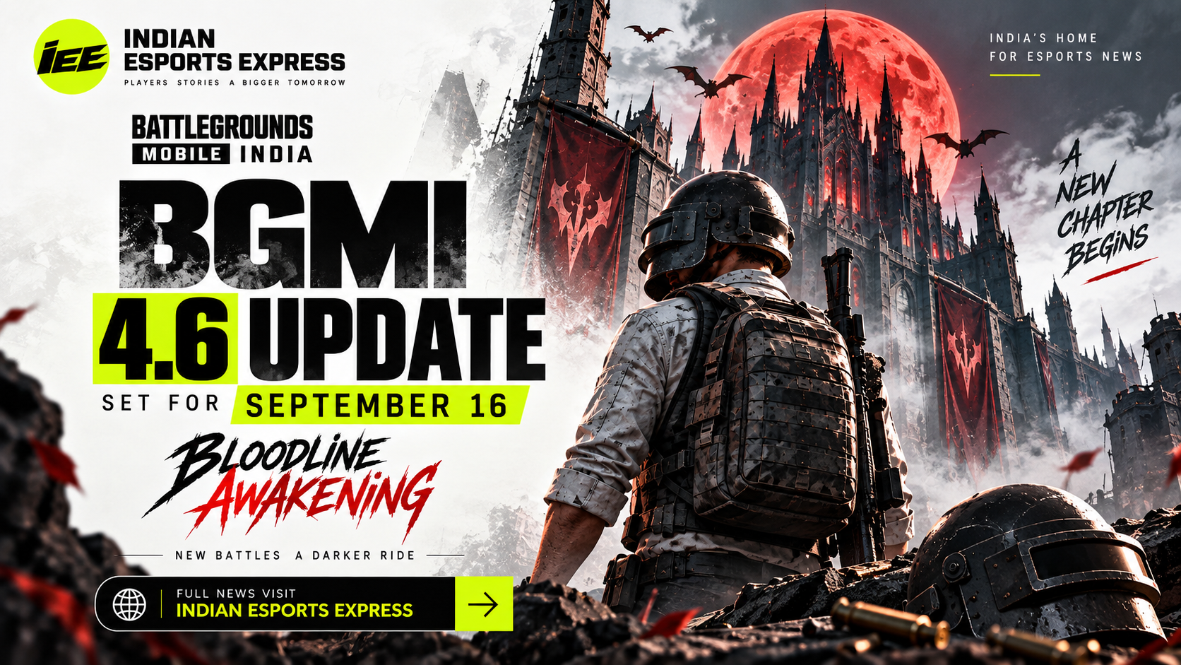 KRAFTON is gearing up to bring a darker new chapter to BATTLEGROUNDS MOBILE INDIA with the upcoming BGMI 4.6 update.